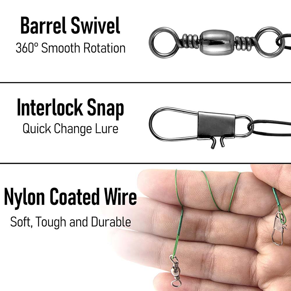 Fil d'acier Anti-morsure pour  - Baitcasting Reel avis et prix