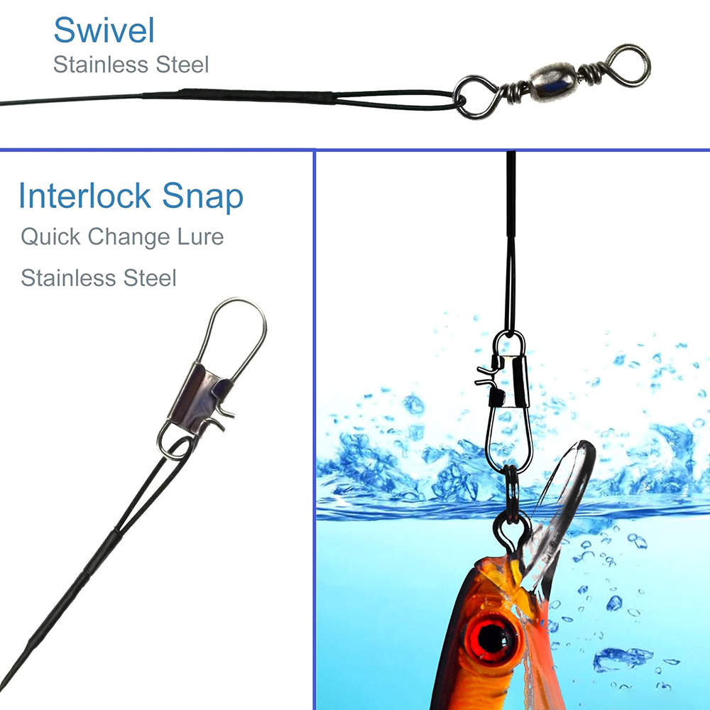 Fil d'acier Anti-morsure pour  - Baitcasting Reel avis et prix